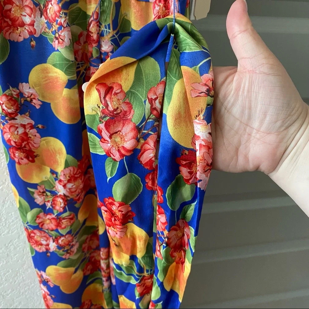 NWT GB Girls Pear Fruit Tie Waist Jumpsuit - Picture 4 of 5